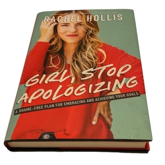 Girl, Stop Apologizing by Rachel Hollis Hardback Book - Picture 1 of 3